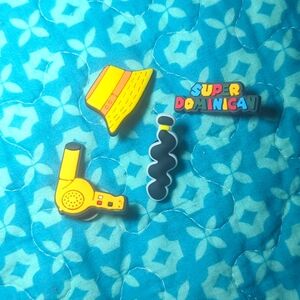 Super Dominican & Hair Shoe Charms Jibbitz NEW